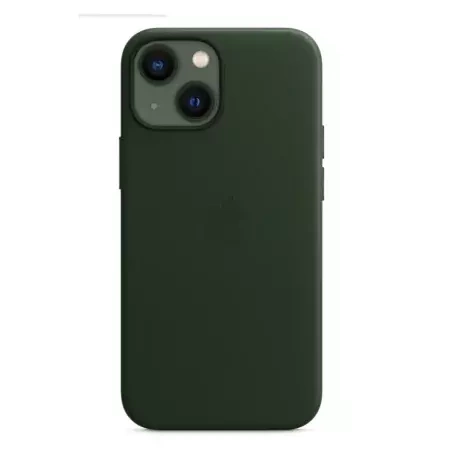 Apple Leather Case MagSafe for iPhone 13 mini - green (Sequoia Green)