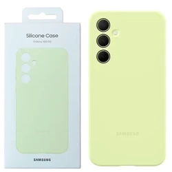 Etui silikonowe na telefon Samsung Galaxy A55 5G Silicone Case - zielone