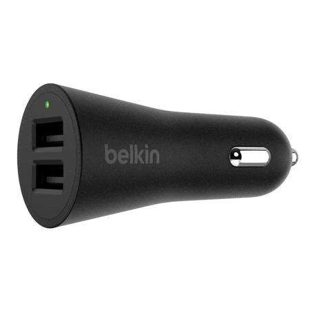 Belkin dual port car charger with Lightning cable for iPhone/ iPad - 24W