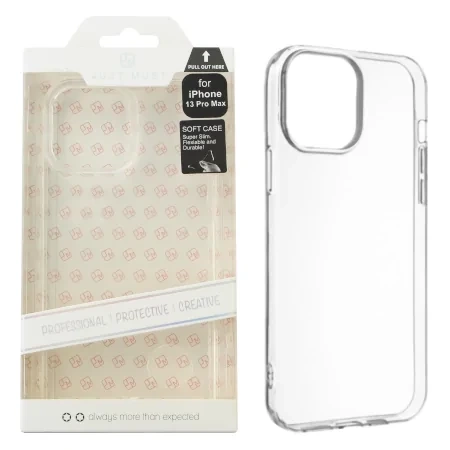 Case for Apple iPhone 13 Pro Max Just Must Soft Case - transparent