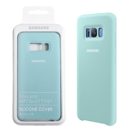 Silicone case for Samsung Galaxy S8 phone - mint