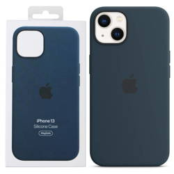 Apple iPhone 13 silicone case MM293ZM/A - blue (Abyss Blue)