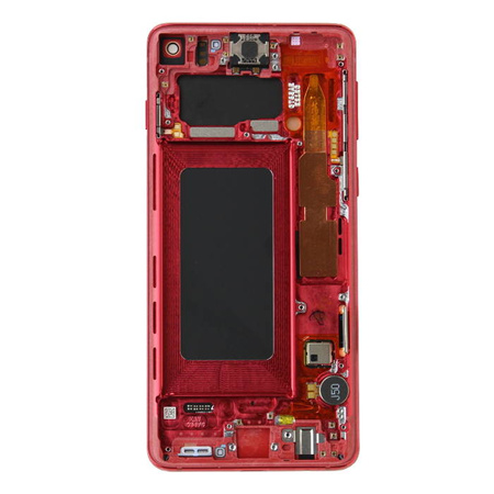 Samsung Galaxy S10 LCD display - red (Cardinal Red)