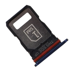 Szufladka karty SIM do Motorola Edge 30 Fusion oryginalna - niebieska