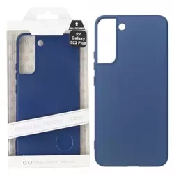 Silikonowe etui Just Must Candy do Samsung Galaxy S22 Plus - niebieskie (Delft Blue)