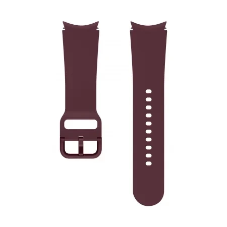 Silicone strap for Samsung Galaxy Watch 4/ 4 Classic/ 5/ 5 Pro/ 6/ 6 Classic Sport Band 20 mm S/M - Burgundy (Burgundy)