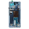 Original LCD display with bezel for Motorola Edge 40 Pro - blue (Lunar Blue)