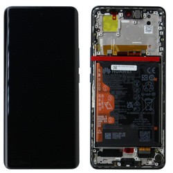 Huawei Nova 9 LCD display with bezel and battery - black