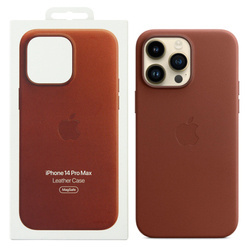 Apple iPhone 14 Pro Max Leather Case MagSafe MPPQ3ZM/A - brown (Umber)