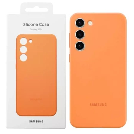 Samsung Silicone Case for Galaxy S23 Plus - orange