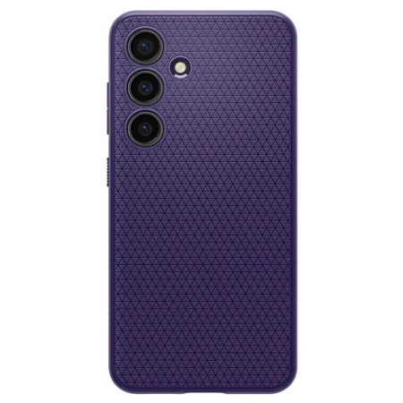 Etui na telefon Samsung Galaxy S24 Spigen Liquid Air silikonowe - fioletowe (Deep Purple)