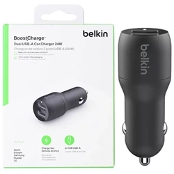 Belkin Boost Charge Dual USB-A car charger - 24W