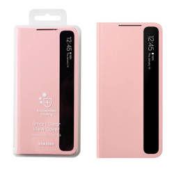 Samsung Galaxy S21 Plus etui Smart Clear View Cover EF-ZG996CPEGEE - różowe
