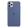 Apple iPhone 11 Pro Max Silicone Case MagSafe - Blue (Linen Blue)