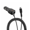 Ventev Dashport USB-A car charger with USB-C cable - black 20W