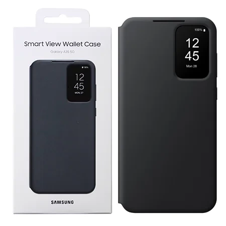 Samsung Galaxy A35 5G Smart View Wallet Case - black