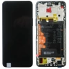 LCD display with frame and battery for Huawei Nova 8i - black