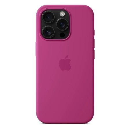 Apple iPhone 16 Pro Silicone Case MagSafe - Fuchsia 