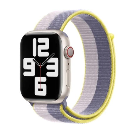 Strap for Apple Watch 42/ 44/ 45/ 49 Ultra/ Ultra 2 Sport Loop - Orange/Pink (Nectarine/ Peony)