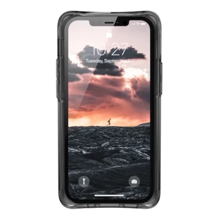 Urban Armor Gear Plyo case for Apple iPhone 12/12 Pro - transparent with black frame (Ice)