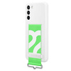 Samsung Galaxy S22 Plus case Silicone Cover with Strap EF-GS906TWEGWW - white