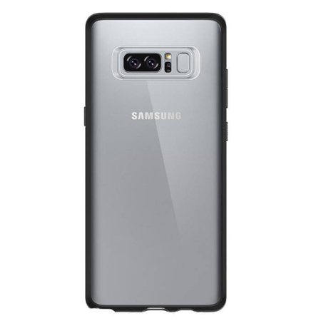 Samsung Galaxy Note 8 case Spigen Ultra Hybrid 587CS22066 - transparent with black frame