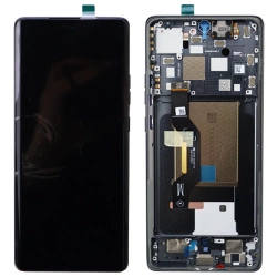 LCD display for Motorola Edge 50 original - gray (Koala Grey)