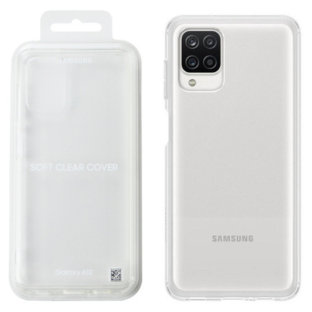 Samsung Galaxy A12 Soft Clear Cover case EF-QA125TTEGEU - transparent