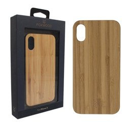 Apple iPhone X/ XS Foxwood Hardshell Case FWIP8HSBAM - bamboo