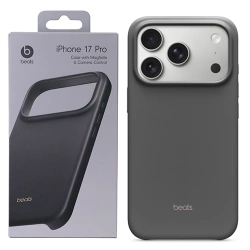 Etui Apple iPhone 17 Pro Beats Case with MagSafe & Camera Control - szare (Granite Gray)