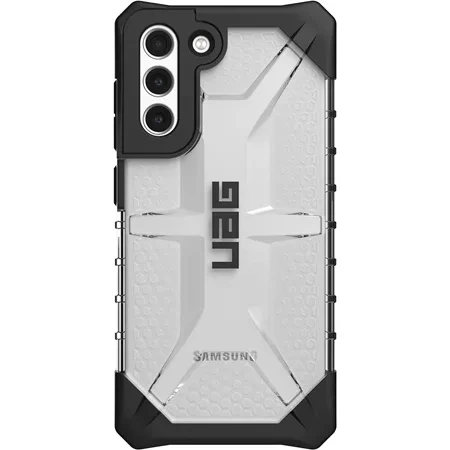 Samsung Galaxy S21 FE 5G UAG Plasma phone case - transparent with black frame