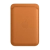 Apple Leather Wallet iPhone MagSafe FindMy wallet - dark orange (Golden Brown)