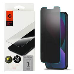 Szkło hartowane na Apple iPhone 13/ 13 Pro/ 14/ 16e Spigen Glas.TR Slim HD Privacy