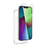 Silicone case + tempered glass ZAGG Defence Bundle Pack for Apple iPhone 13 - transparent