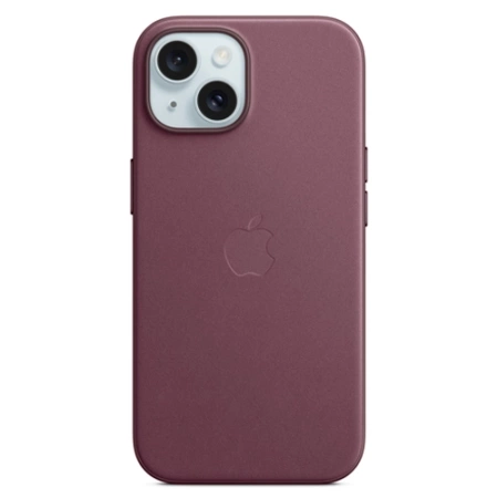 Etui Apple iPhone 15 FineWoven Case MagSafe - bordowe (Mulberry)