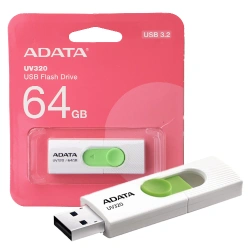Pendrive Adata 64 GB USB 3.2 - biało-zielony