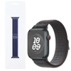 Pasek do Apple Watch  42/ 44/ 45/ 49 Ultra/ Ultra 2 Nike Sport Loop - czarny/ niebieski (Black/ Blue)