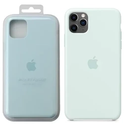 Apple iPhone 11 Pro Max Silicone Case - Blue (Seafoam)