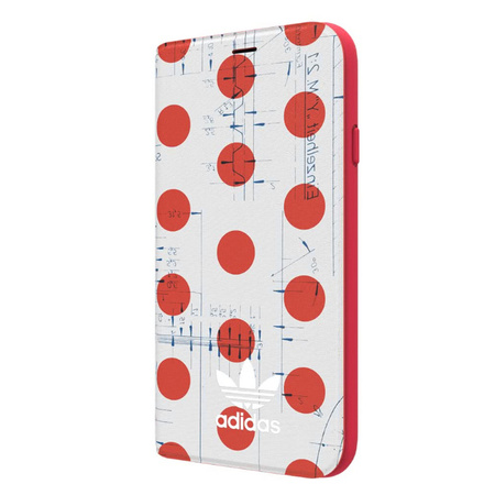 Apple iPhone X/ XS Booklet Case CJ1302 - red and white