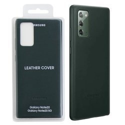 Samsung Galaxy Note 20 leather case Leather Cover EF-VN980LGEGWW - green