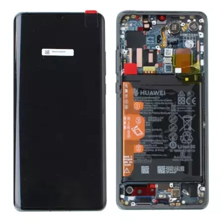 LCD display with frame and battery for Huawei P30 Pro - blue (Mystic Blue)