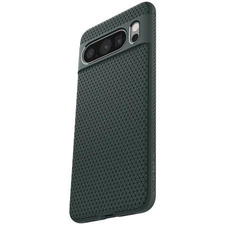 Etui silikonowe do Google Pixel 8 Pro Spigen Liquid Air - ciemnozielone (Abyss Green)