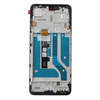 Wyświetlacz LCD z ramką do Motorola Edge 20 Lite oryginalny - czarny