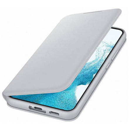 Samsung Galaxy S22 Smart LED Phone View Cover - Gray (Light Gray)