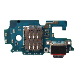 USB-C charging connector board + microphone + SIM card reader for Samsung Galaxy S25 Ultra original