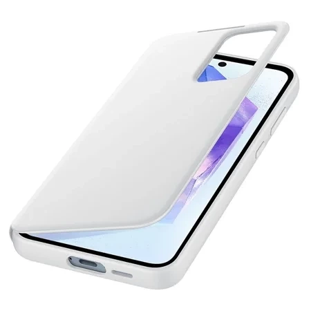 Samsung Galaxy A55 5G Smart View Wallet Case - white