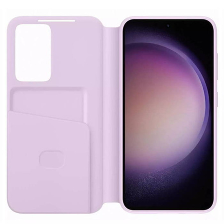 Samsung Galaxy S23 Smart View Wallet Phone Case - lavender