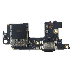 Xiaomi Mi 11 board with USB-C charging connector, SIM card reader and microphone