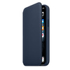 Apple iPhone 11 Pro Leather Folio Case - Navy Blue (Deep Sea Blue)