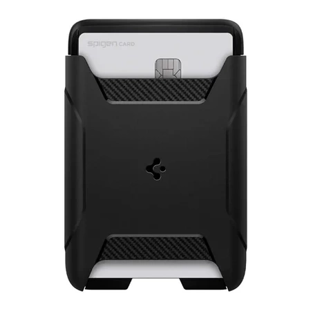 Spigen Rugged Armor Card Holder MagSafe magnetic wallet - black